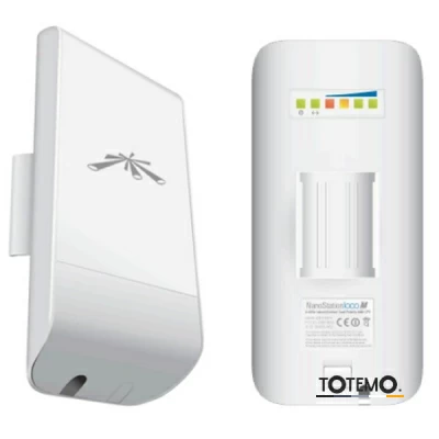 Точка доступа Ubiquiti NSM2(EU) вид спереди и сзади